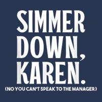 Simmer Down Karen You Cant Speak To Manager Karen Slang Ladies Denim Jacket | Artistshot