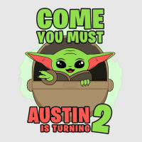 Come You Must Austin Is Turning 2 Baby Yoda Birthday Invitation Hoodie & Jogger Set | Artistshot