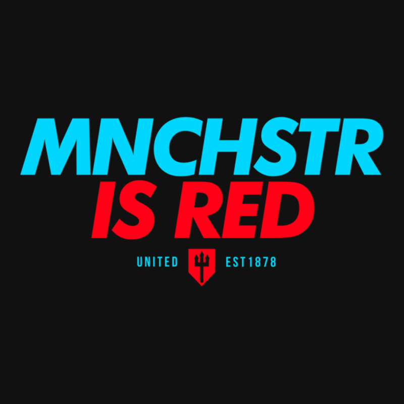 Manchester Is Red Man United Artwork Classic Portrait Canvas Print | Artistshot