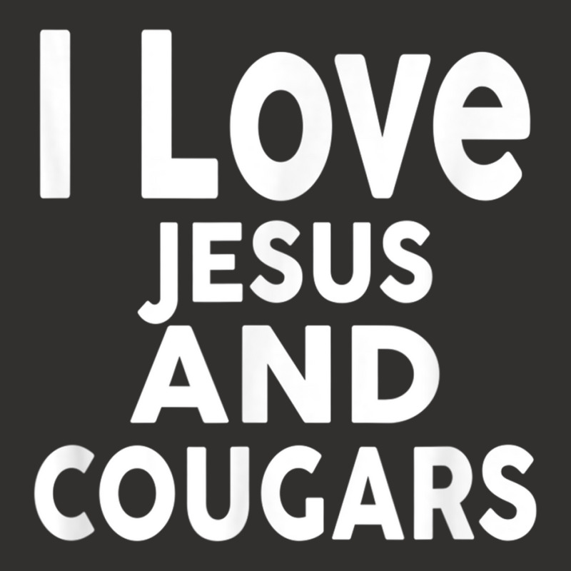 I Love Jesus And Cougars Funny Cougar Champion Hoodie by LilyWillis | Artistshot