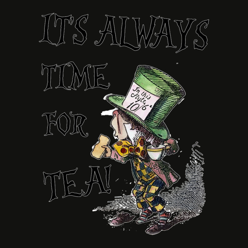 Always Time For Tea Mad Hatter Scorecard Crop Tee by LUISRTORRES | Artistshot