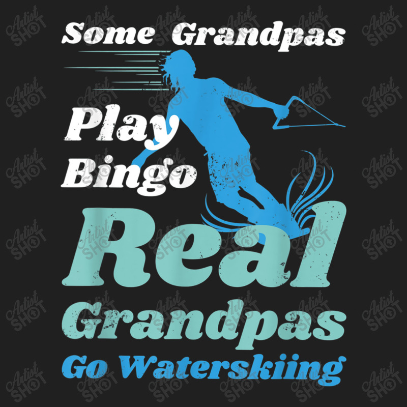 Funny Waterski Some Grandpas Play Bingo Ladies Polo Shirt by ValentinoHoover | Artistshot