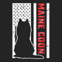 American Flag Maine Coon Cat Lover Proud Pet Owner Cat Mom 3/4 Sleeve Shirt | Artistshot