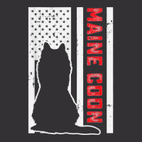 American Flag Maine Coon Cat Lover Proud Pet Owner Cat Mom Vintage Hoodie | Artistshot