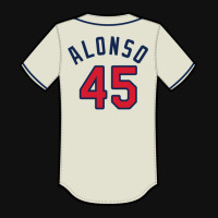 Yonder Alonso Jersey Landscape Canvas Print | Artistshot