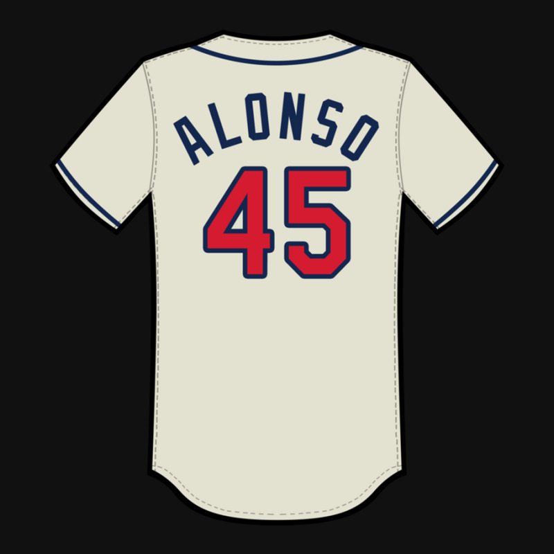 Yonder Alonso Jersey Landscape Canvas Print | Artistshot