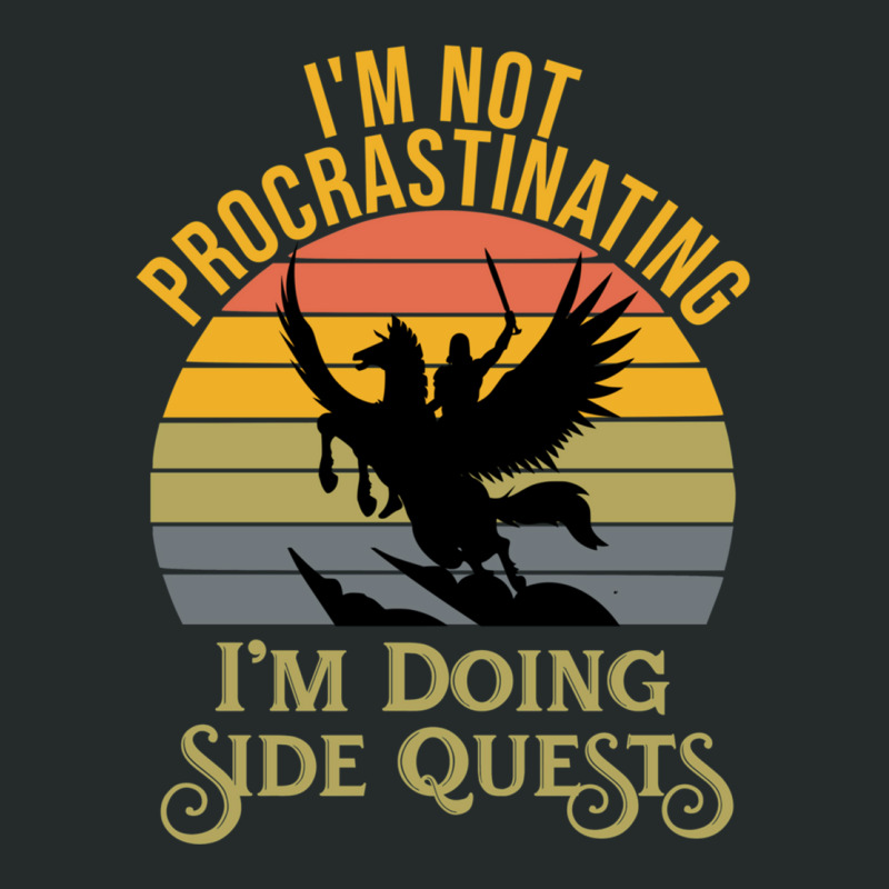 Im Not Procrastinating Im Doing Side Quests Women's Triblend Scoop T-shirt by cm-arts | Artistshot