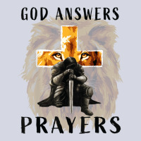 God Jesus Answers Prayers Warrior Men Christian Lion Graphic Fleece Short | Artistshot