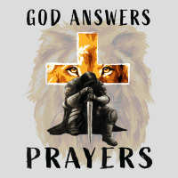 God Jesus Answers Prayers Warrior Men Christian Lion Graphic Men's Polo Shirt | Artistshot