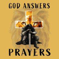 God Jesus Answers Prayers Warrior Men Christian Lion Graphic Vintage Hoodie And Short Set | Artistshot