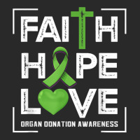 Faith Hope Love Organ Donation Awareness Printed Hat | Artistshot