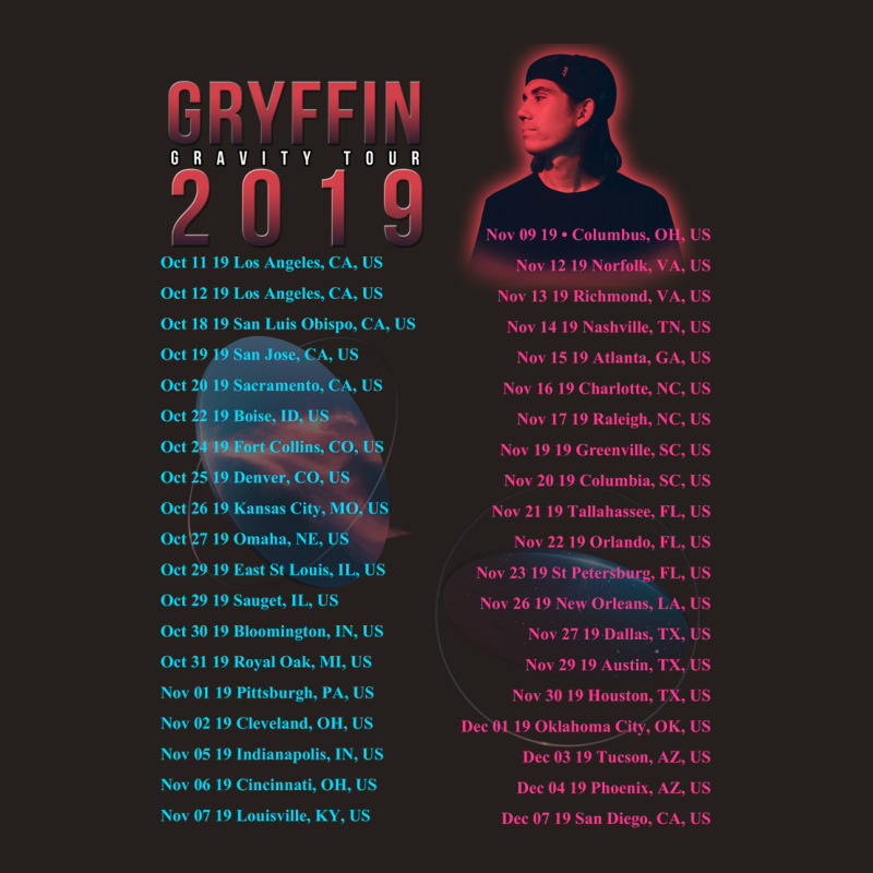 Gryffin Tour 2019 Tank Top by sefavuji880819 | Artistshot