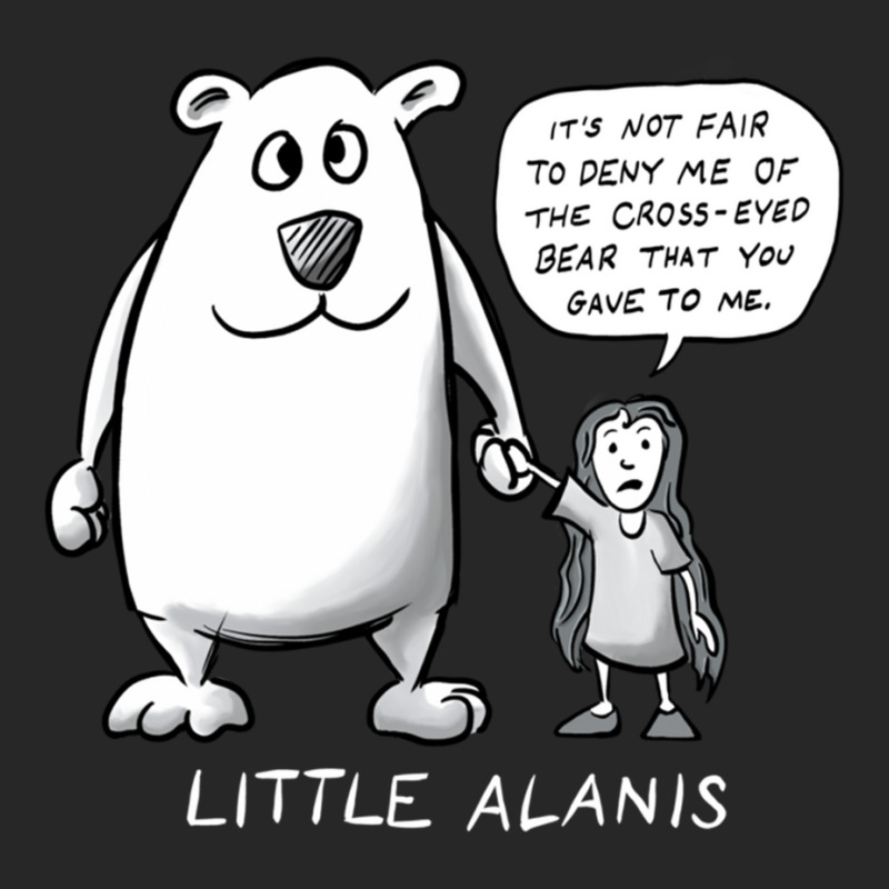 Little Alanis And Her Cross-eyed Bear ( On Darker Colors) Men's T-shirt Pajama Set by cm-arts | Artistshot