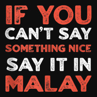 Say It In Malay Funny Malaysian Humor Malaysia Sayings Tank Top Crop Top | Artistshot