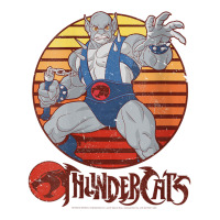 Womens Thundercats Panthro Retro Sunset V Neck T Shirt Women's Pajamas Set | Artistshot