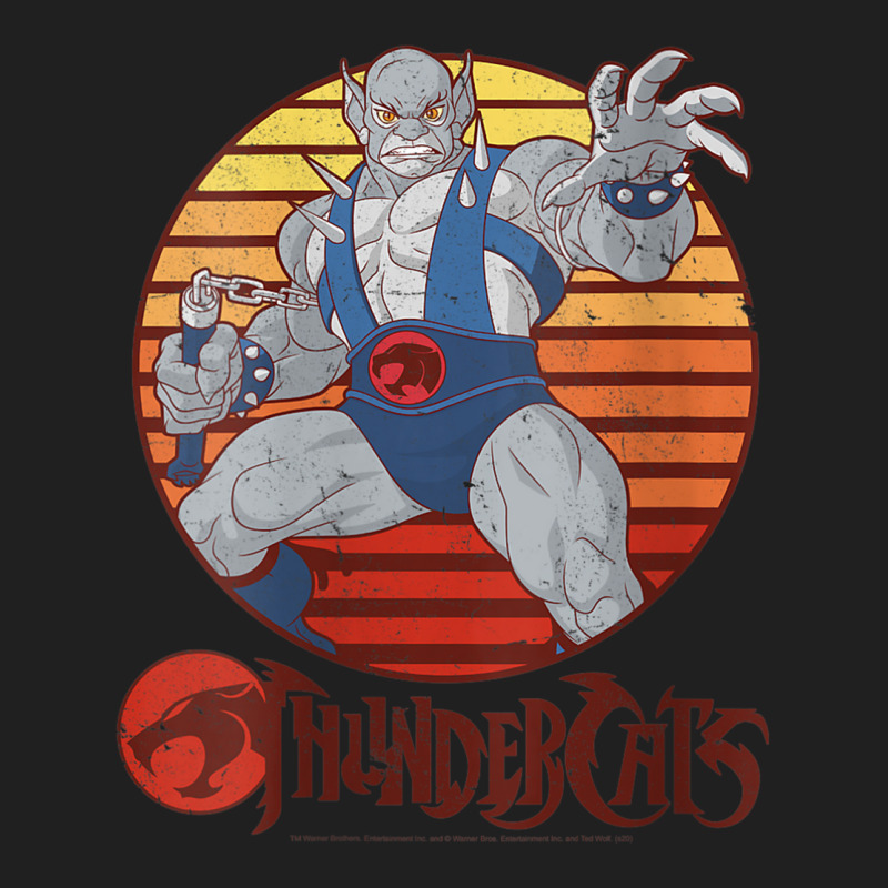 Womens Thundercats Panthro Retro Sunset V Neck T Shirt Ladies Polo Shirt by cm-arts | Artistshot