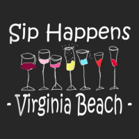 Sip Happens Virginia Beach Funny Vacation Drinking Wine Tank Top Men's T-shirt Pajama Set | Artistshot