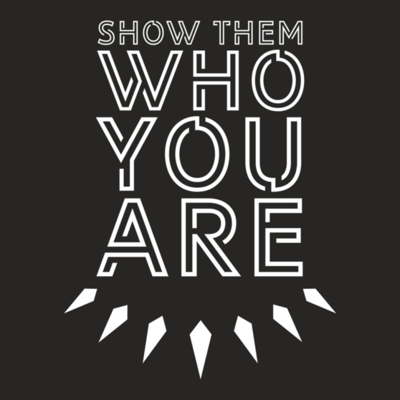 Show Them Who You Are Ladies Fitted T-Shirt by cm-arts | Artistshot