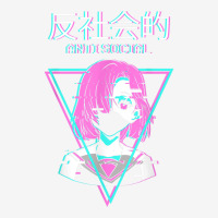 Antisocial Vaporwave Anime Girl Japanese Indie Alt Aesthetic Camper Cup | Artistshot