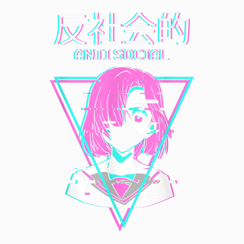 Antisocial Vaporwave Anime Girl Japanese Indie Alt Aesthetic Coffee Mug | Artistshot