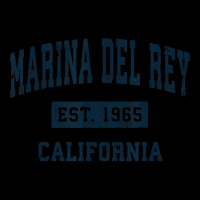 Marina Del Rey California Ca Vintage Sports Design Navy V-neck Tee | Artistshot