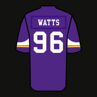 Armon Watts Jersey 1 Scorecard Crop Tee | Artistshot