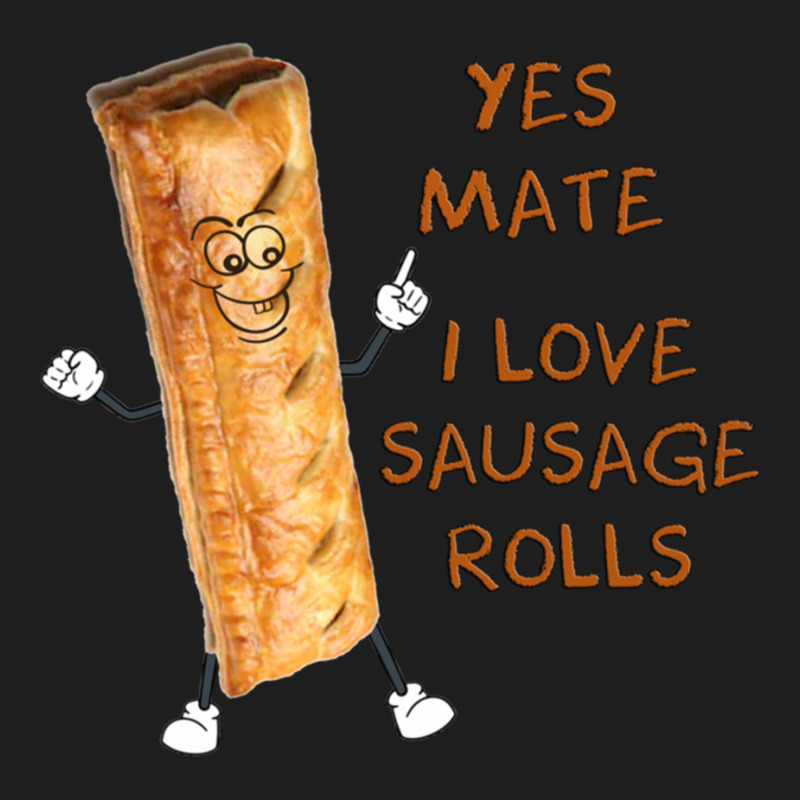 I Love Sausage Rolls Classic T-shirt by cm-arts | Artistshot