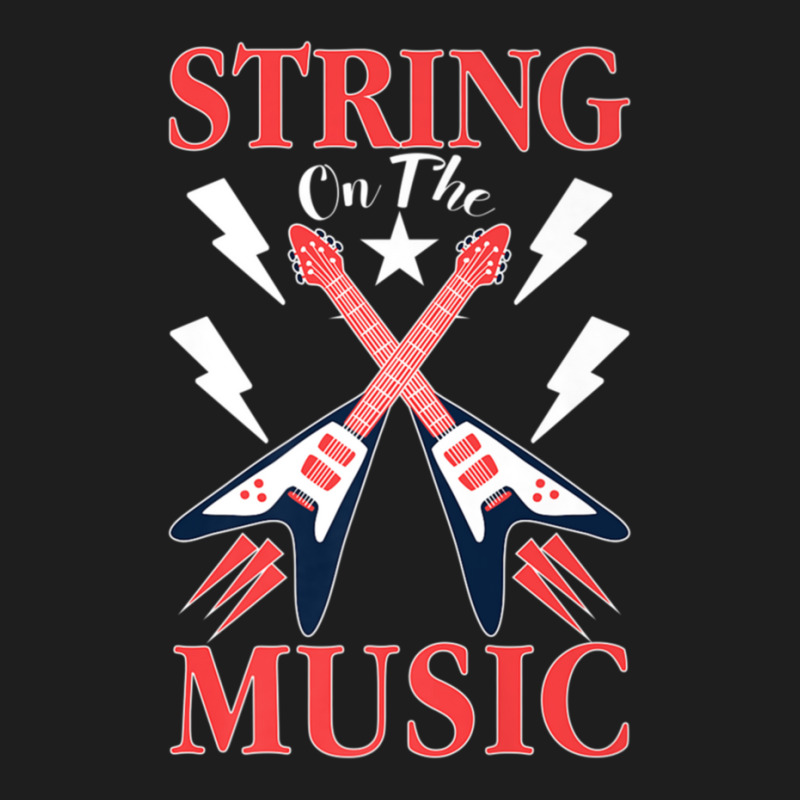 String On The Music Classic T-shirt by cm-arts | Artistshot