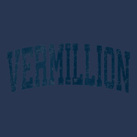 Vermillion South Dakota Sd Vintage Athletic Sports Navy Desi Tank Top Ladies Denim Jacket | Artistshot