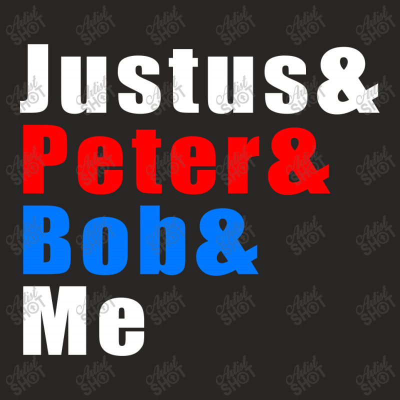 Justus & Peter & Bob & Me Ladies Fitted T-Shirt by waroenk design | Artistshot