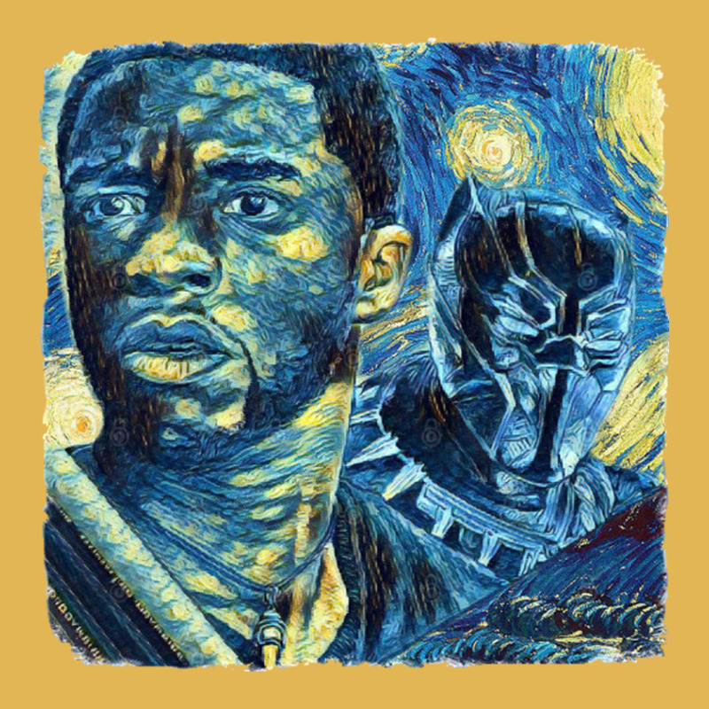 Black Panther Van Gogh Vintage Hoodie And Short Set by cm-arts | Artistshot