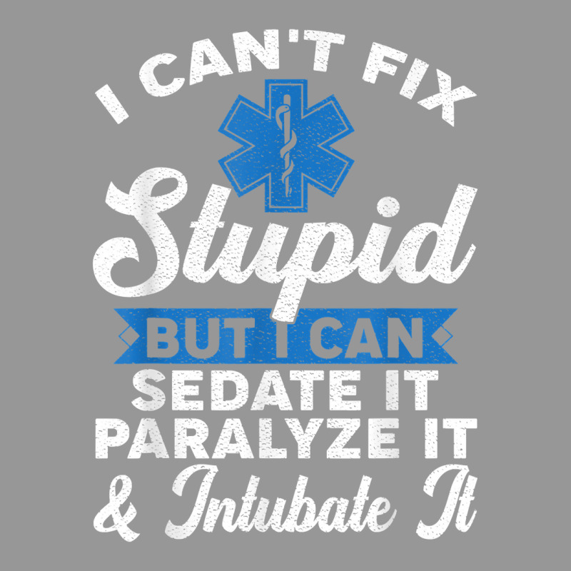 Paramedic Emt Can Sedate And Paralyze Stupid Funny Ems T Shirt Women's V-Neck T-Shirt by cm-arts | Artistshot