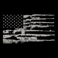 Big American Flag With Machine Guns  2a Flag Shirt Long Sleeve Shirts | Artistshot