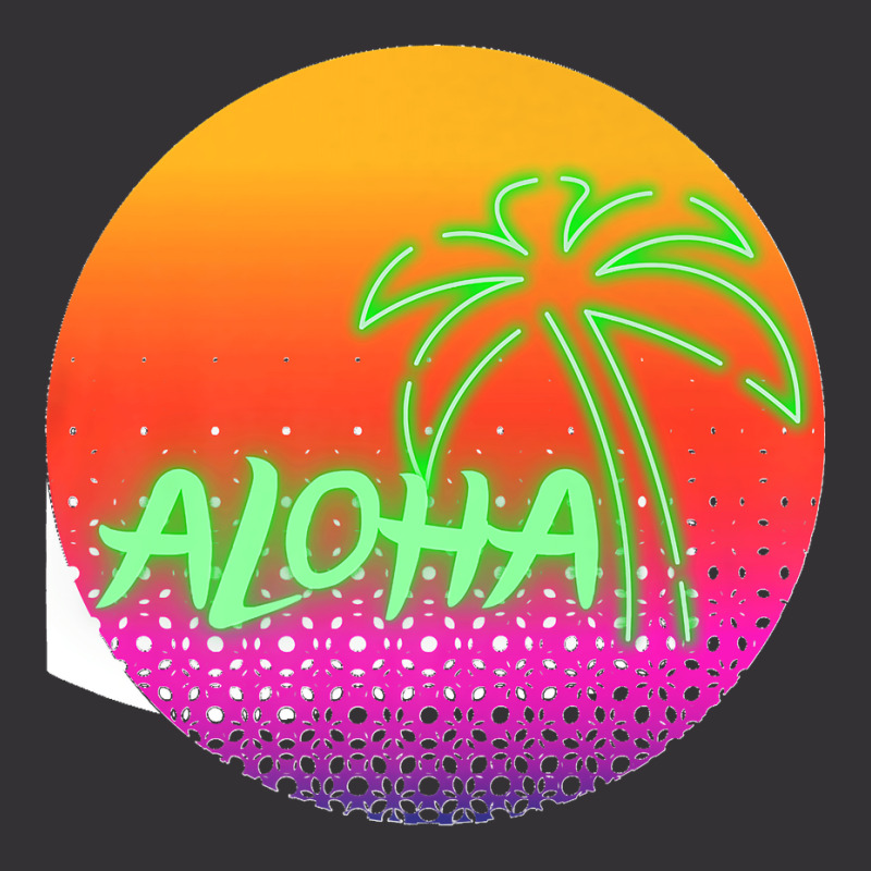 Aloha Hawaii Hawaiian Island Palm Beach Surfboard Sunset Premium Vintage Short by cm-arts | Artistshot