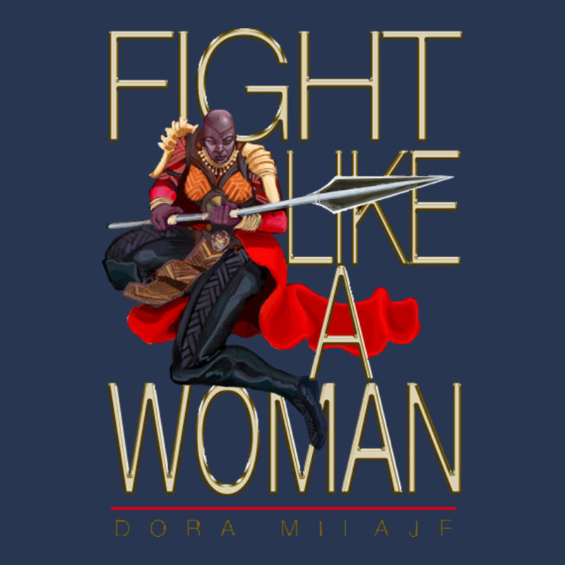 Fight Like A Woman Men Denim Jacket by cm-arts | Artistshot