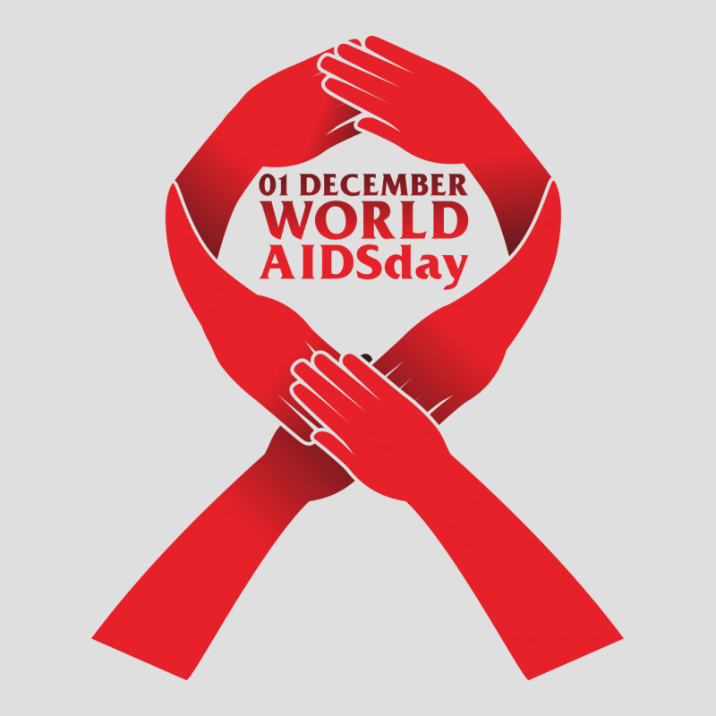 Aids World Day (care) V-neck Tee | Artistshot