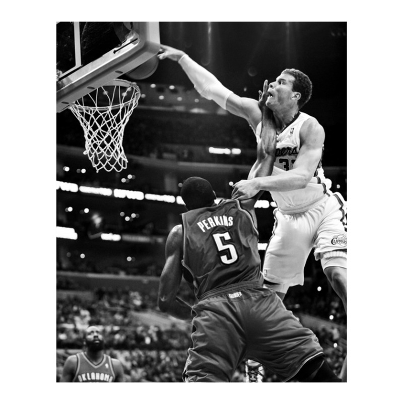 Blake Griffin Over Kendrick Perkins Stainless Steel Water Bottle | Artistshot