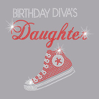 Birthday Diva's Daughter Sneaker Bling Rhinestone T Shirt Youth 3/4 Sleeve | Artistshot