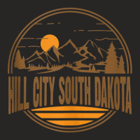 Vintage Hill City South Dakota Mountain Hiking Print Tank Top Ladies Fitted T-shirt | Artistshot