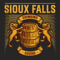 Sioux Falls Drinking Squad South Dakota Homebrewing Sd Tank Top Ladies Fitted T-shirt | Artistshot