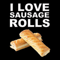 I Love Sausage Rolls Cropped Sweater | Artistshot