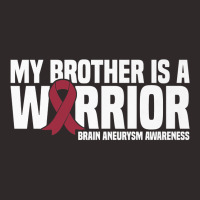 My Brother Is A Warrior Brain Aneurysm Awareness Premium T Shirt Racerback Tank | Artistshot