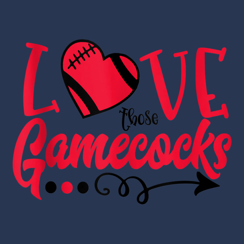 Love Those Gamecocks Fun T Shirt To Support Your Team Tank Top Ladies Denim Jacket by cm-arts | Artistshot