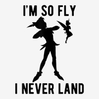 Funny Peter Pan Tinker Bell Im So Fly I Never Land Adjustable Cap | Artistshot