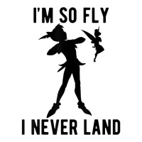 Funny Peter Pan Tinker Bell Im So Fly I Never Land V-neck Tee | Artistshot