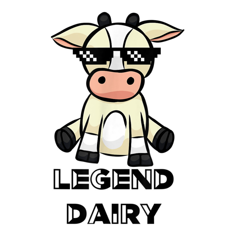 Cow Shirt - Legendairy - Cow Print Shirt - Pun Shirt Sticker | Artistshot