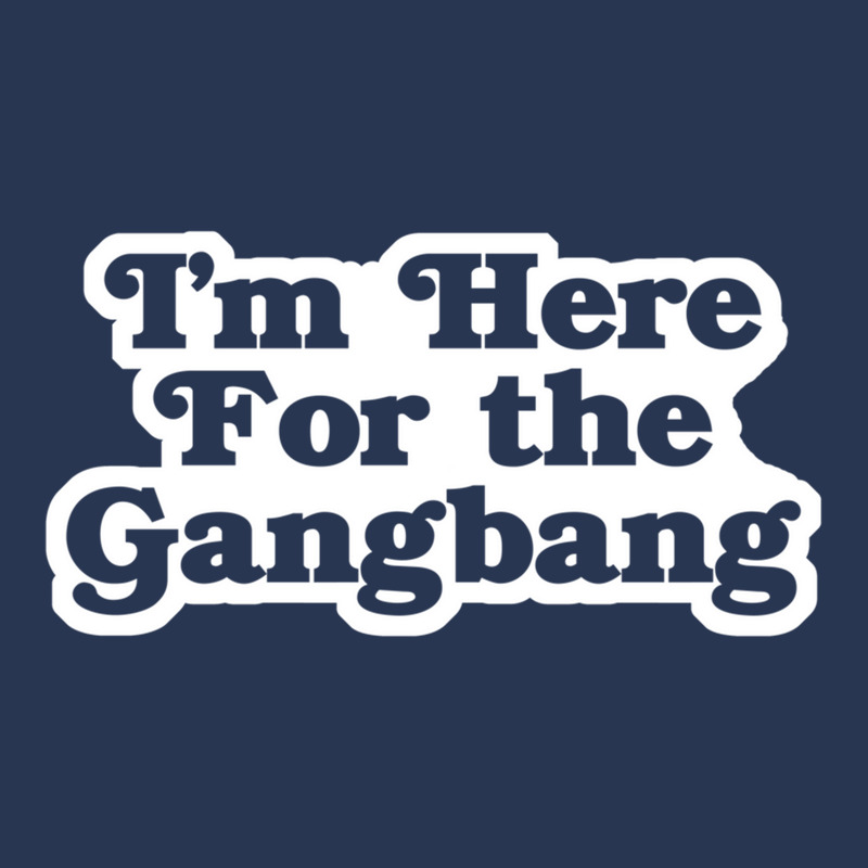 I'm Here For The Gangbang Men Denim Jacket | Artistshot