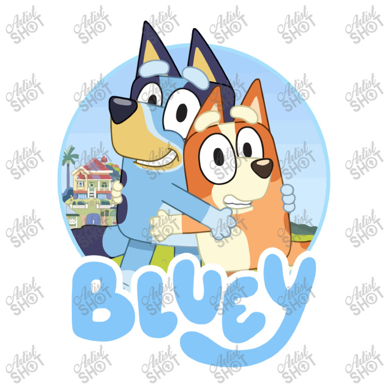 Custom Bluey Hug Sticker By Sangbrut - Artistshot