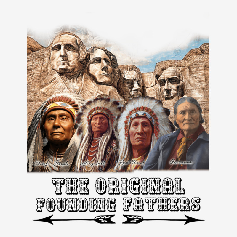 Original Founding Fathers Native American Long Sleeve T Shirt Front Car Mat | Artistshot