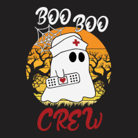 Halloween Nurse Boo Boo Crew With Bandage T-shirt | Artistshot